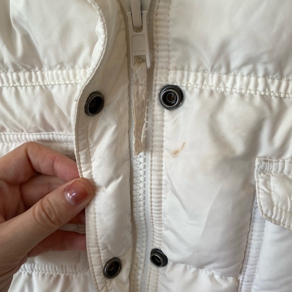 J. Crew White Puffer Jacket - Picture 6 of 7